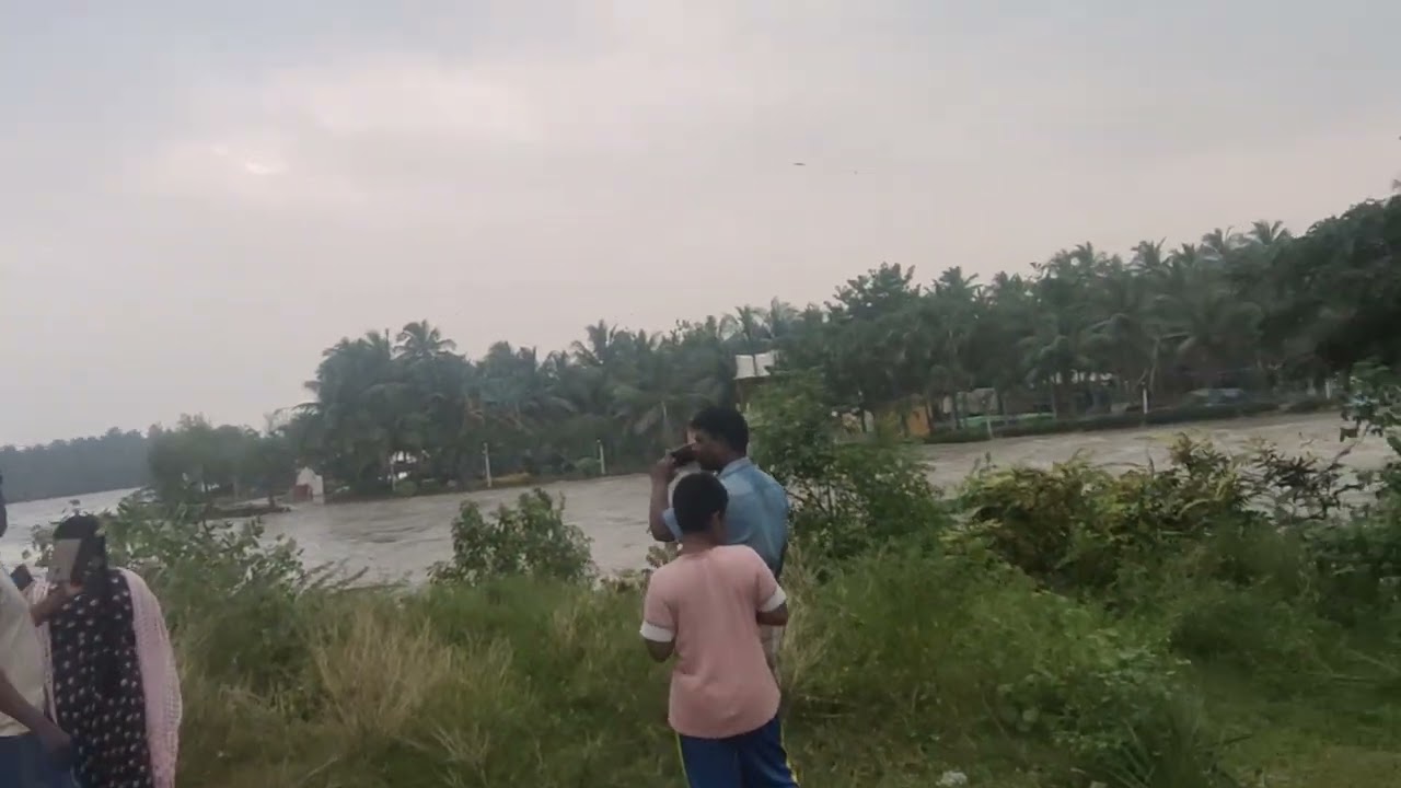 Pondicherry boat house flooded ⛈️😔 