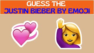 Guess the Justin Bieber Song 🎶🤔 - Emoji Challenge | Guess the Word