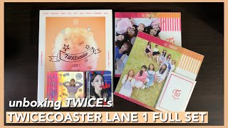 ✧ unboxing TWICE's Twicecoaster Lane 1 full set ! ✧