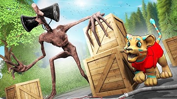 SIREN HEAD is trying to find me… (Gmod Sandbox)