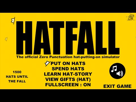 Let's play Zero Punctuation: Hatfall - Hatters Gonna Hat Edition (PC game on Steam) 1080p 60fps