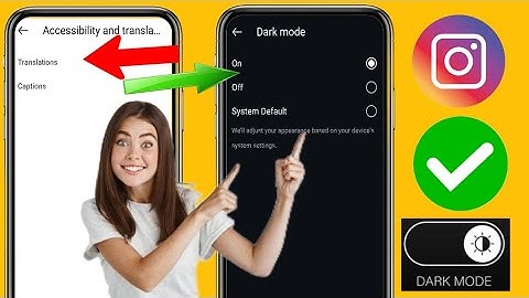 How to Fix Dark Mode Not Showing on Instagram Settings | Instagram Dark Mode Not Showing