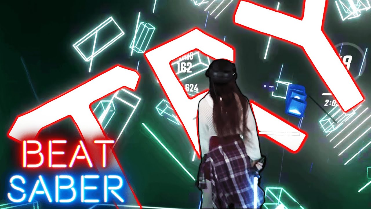 Playing one of my FAVORITE Beat Saber Maps