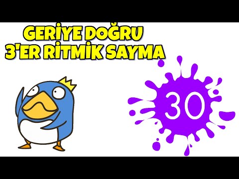 30'dan Geriye 3'er Ritmik Sayma