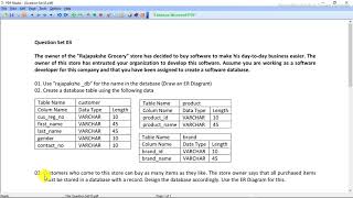 DBMS Question Session Task 03 | 1st Year | Semester 01 | Java Institute | Jayashan Iroshana