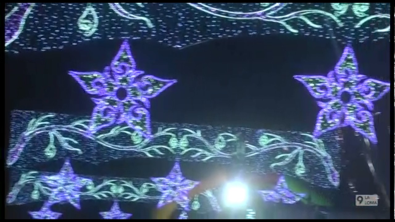 Navidad en La Loma 2016 · Alumbrado del paseo de Baeza