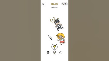 Brain Out Find crazy no 21 Help her