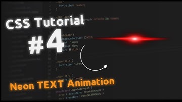Pure CSS Neon Text Animation Effect | Neon Text Fire Animation Effect Using Pure HTML & CSS Only