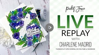 From Paper Pouncing to Watercolor?! Live with Charlene!