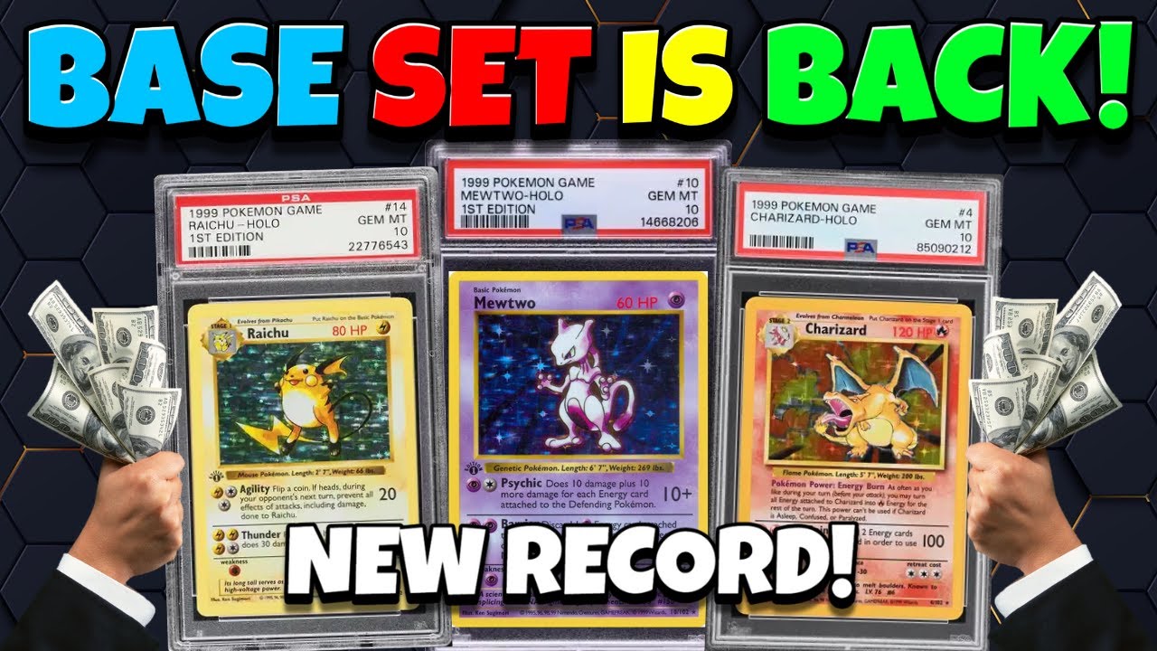 Pokemon Card Auctions Of The Week! Base Set Is BACK ON TOP!!! Pokemon Card Auctions Of The Week! Base Set Is BACK ON TOP!!!