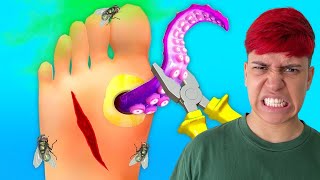 NOJENTO? CONSEGUI UMA CLÍNICA PARA CUIDAR DOS PIORES PÉS!! (Foot Clinic) screenshot 1