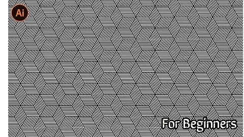 Part 3 | 3D Abstract Pattern Design  | Create Seamless Background Patterns with Adobe Illustrator|