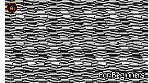 Part 3 | 3D Abstract Pattern Design  | Create Seamless Background Patterns with Adobe Illustrator|