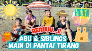 Seruuuu Abu Dan Siblings Main Ke Pantai Tirang Hidden Gem Semarang  Vlog abusiblings 