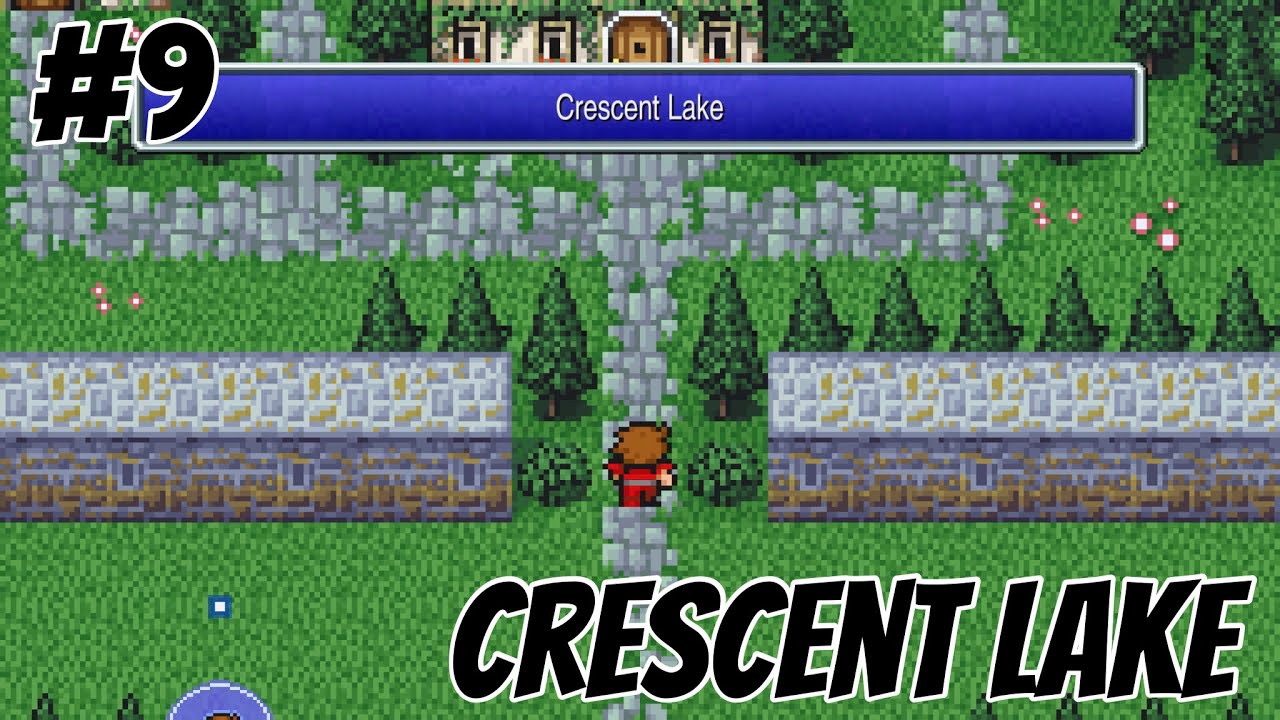 Arriving at Crescent Lake Final Fantasy 1 Pixel Remaster 9