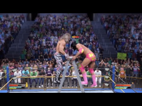 WWE 2K22: Razor Ramon Vs. Shawn Michaels Wrestlemania X: CPU on Legend