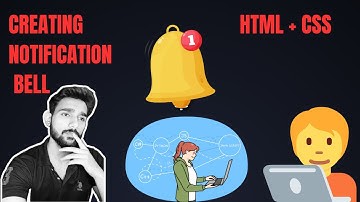 Dynamic Notification Bell with HTML and CSS | bell icon kaise bnaye