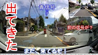 青信号の交差点を走ろうとしたら横から乗用車が出てくる、油断できない理由とは？