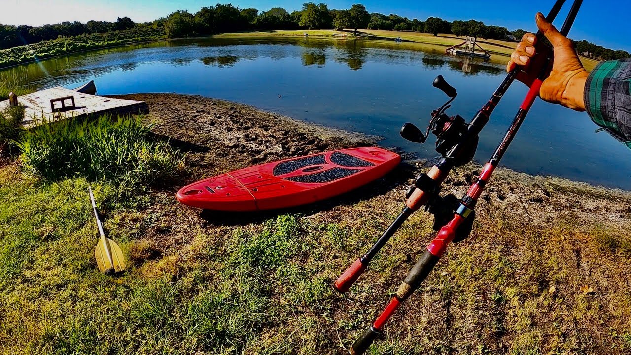 Paddle Board Bass Fishing Challenge ( Keene Texas ) YouTube
