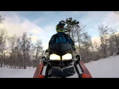 Тест снегохода Polaris 800 PRO RMK 155 2,6 на УРАЛЕ  Часть I