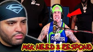 Millyz HolyWater Freestyle on The Come Up Show |  REACTION | MGK GOTTA RESPOND...