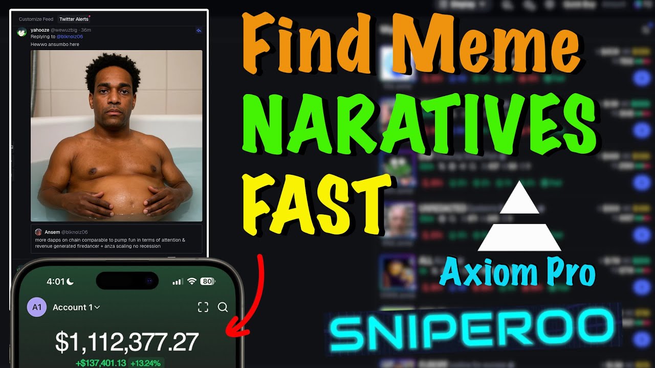 Axiom Trade Meme Coins Twitter Tracker (95% Wins)!Use Axiom Meme Coin  Twitter Tracker To Make Money! - YouTube