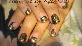 nails camouflage military