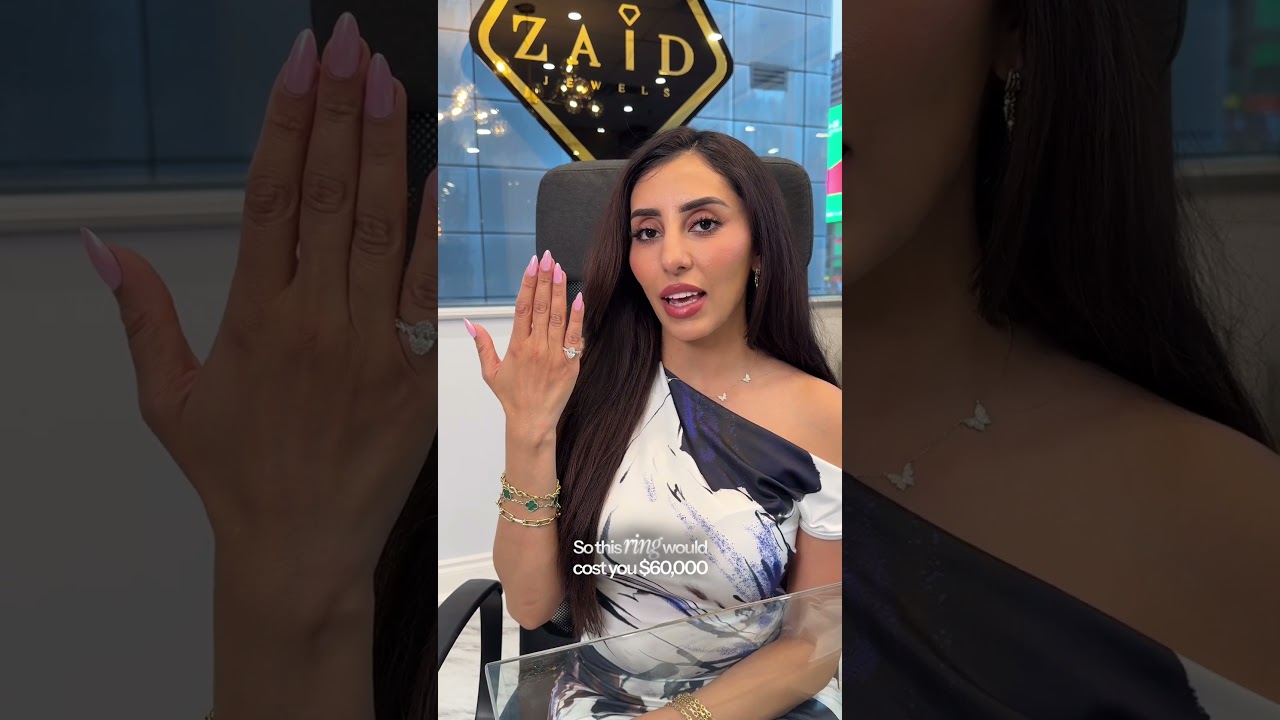 Lab vs Mined Diamond Ring - Half Eternity Band