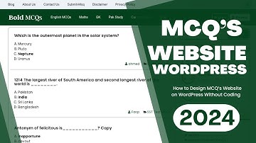 How to create a MCQ