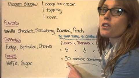 Probability - Tree Diagrams & The Counting Principle