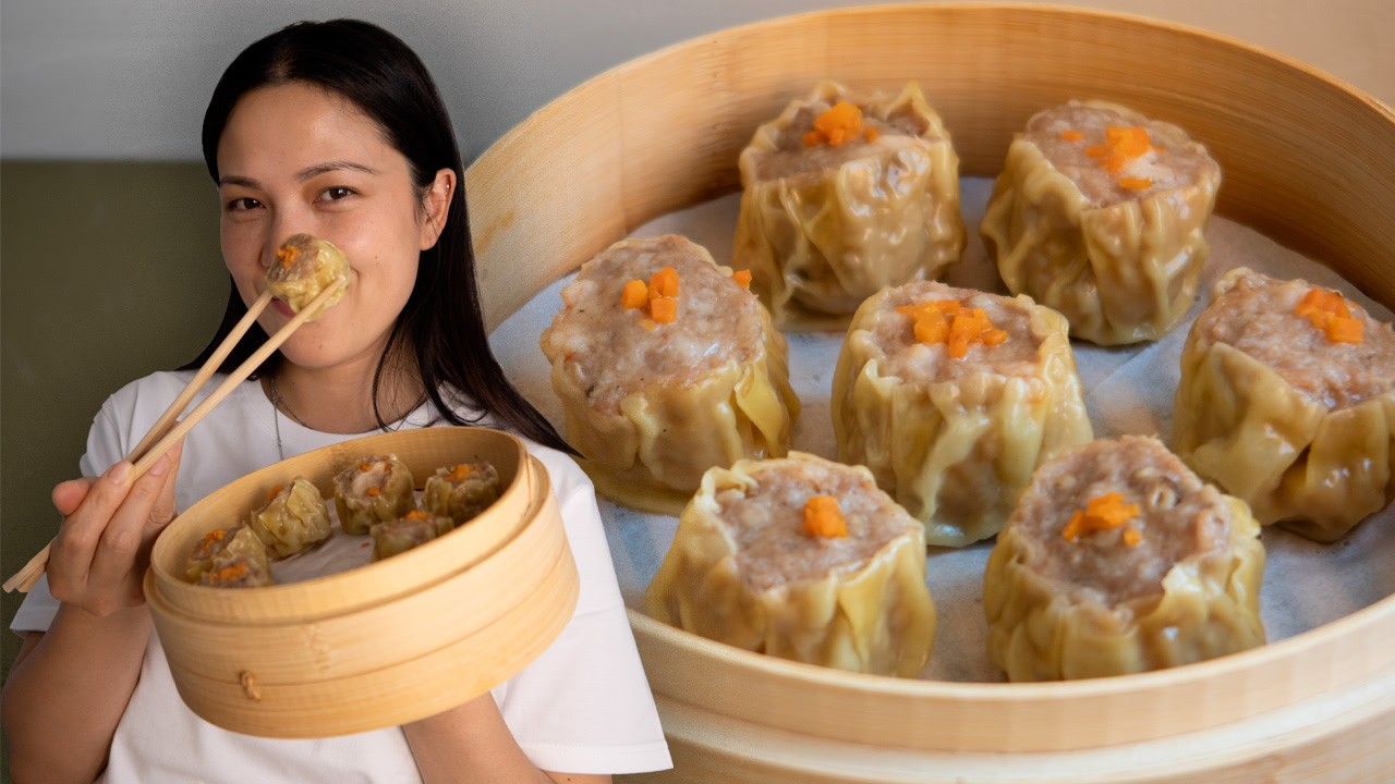 Así preparo siu mai (dumplings chinos al vapor)