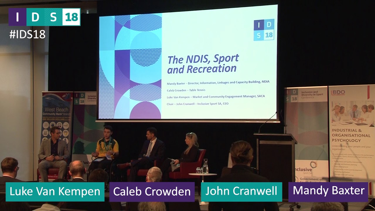 IDS18 Panel 3 "NDIS and Sport & Recreation"