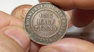 Half Penny Coins of Australia