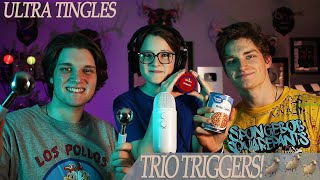 ASMR Trio Triggers  (Three Triggers at Once)