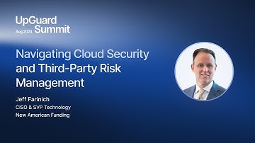 Managing Cloud Security and Third Party Risk Management