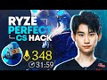 How to Always Have 10 CS Per Minute! DoinB Ryze is INSANE...