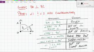 3 2 Proofs & Perpendicular Lines