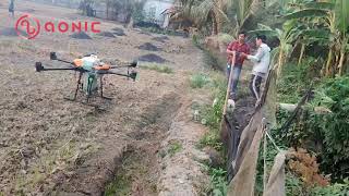 Demo máy bay phun thuốc Mist Drone tại Cần Đăng, An Giang | Aonic.com/vn