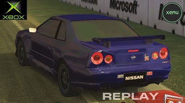 XEMU Xbox Emulator - Sega GT 2002 Ingame / Gameplay! (Performance and graphical updates)
