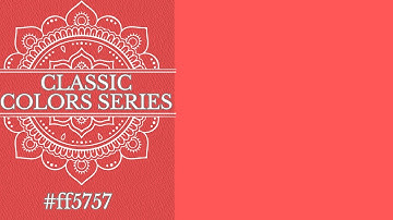 [CORAL RED]  — 4K Solid Color Background (1 Hour Loop) | Digital Visual Display