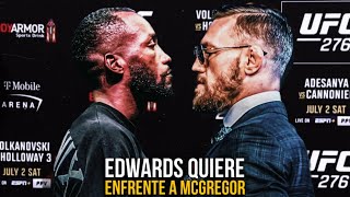 Leon Edwards MANDA un RETO a Conor Mcgregor