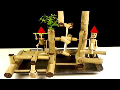 How To Make Amazing BAMBOO WATER FOUNTAIN Japanese Decor Water Fountain