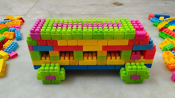 Satisfying DIY Lego Bus ASMR/ Building Blocks/blocks game/ lego building fun#asmr#buildingblocks