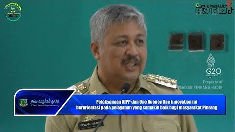 Bupati Pinrang Launching Kompetisi Inovasi Pelayanan Publik