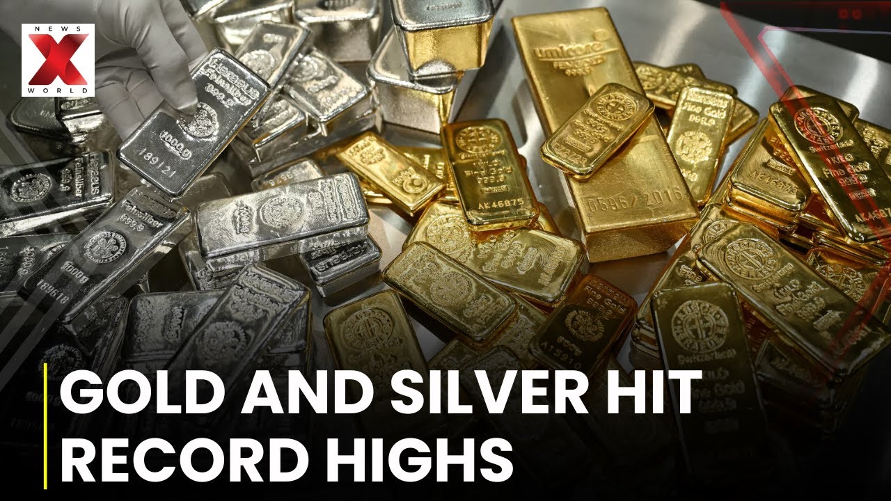 Gold and Silver Prices Hit Record Highs on Strong Safe Haven Demand | NewsX World