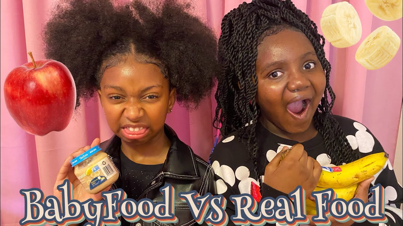 Baby Food vs Real Food YouTube