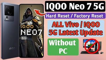 IQOO Neo 7 5G Hard Reset | IQOO Hard Reset Kaise Kare