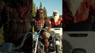Bigfoot and Yeti Bike Talk: Chickens Night Out joke #bigfoot #yeti #comedyshorts