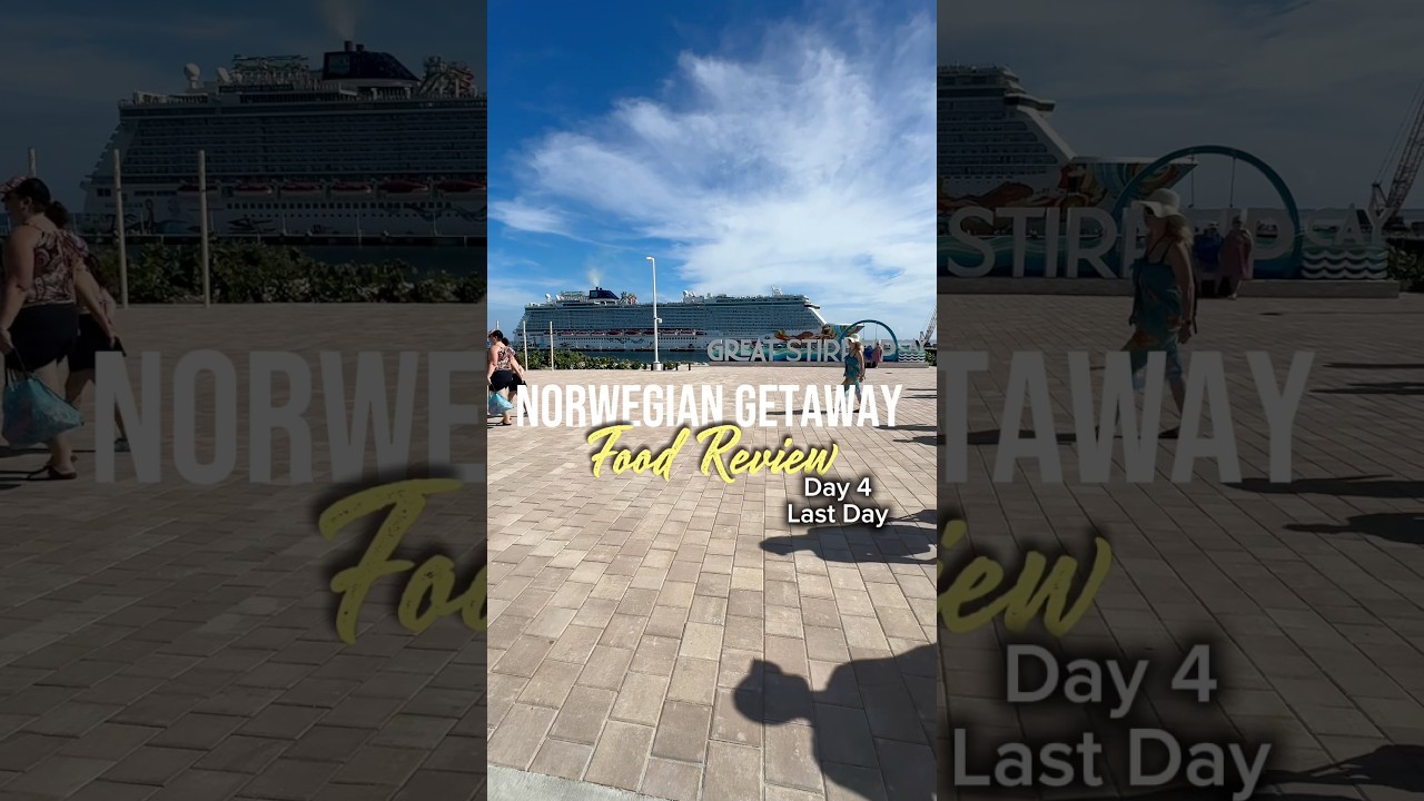 Food Review: Norwegian Getaway 4 night/5 day solo cruise  #norwegiancruise #norwegiangetaway