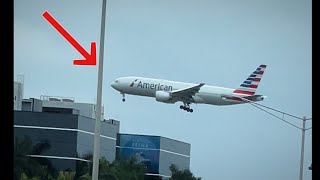 American Airline Landing in Miami International Airport